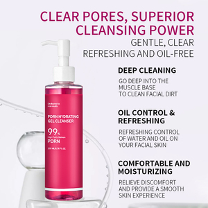 Cuidado de los poros de la piel grasa Lavado DE CARA coreano para mujeres Gel <span class=keywords><strong>limpiador</strong></span> 99% Pdrn Limpiadores faciales hidratantes - Product Image 4