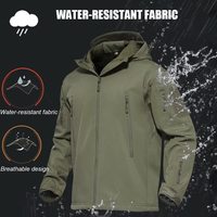 Veste Softshell Personnalisée Imperméable pour Hommes, Coupe-Vent, Veste Softshell Tactique, Veste Softshell Personnalisée