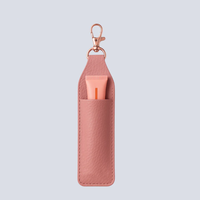 Étui à rouge à lèvres mini YY en cuir, pochette moderne pour rouge à lèvres, boîte à charme pour femme, petite pochette à rouge à lèvres pour sac à main