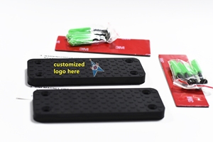 Support magnétique pour couteaux de cuisine avec revêtement en caoutchouc, <span class=keywords><strong>adhésif</strong></span> 3M, sans perçage, rangement - Product Image 5