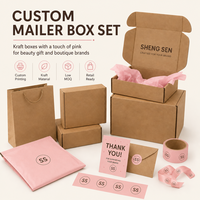 Boîtes d'expédition en carton ondulé personnalisées en gros, grandes boîtes en papier colorées pour l'envoi de vêtements, avec logo imprimé sur mesure