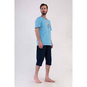 Conjunto de Camiseta sin Mangas y Pantalones Cortos con Bolsillos para Hombre, Cuello Redondo y Manga Corta - Product Image 3