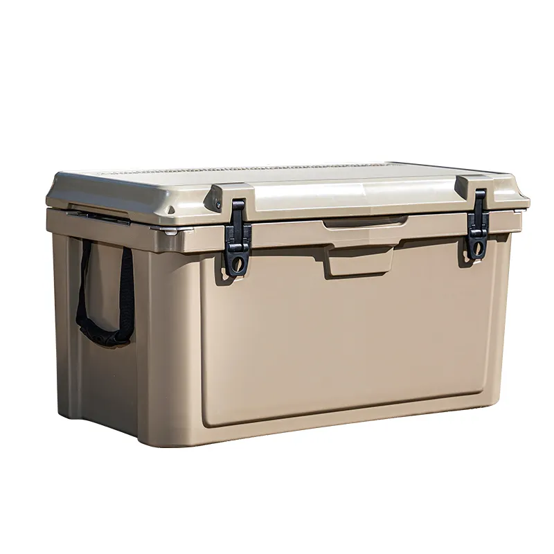 100l cooler box fabbrica all'ingrosso refrigeratori di ghiaccio rotostampati Logo personalizzato campeggio all'aperto ghiacciaia box spiaggia campeggio Cool Box