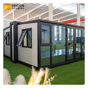 Maisons modulaires préfabriquées de luxe, Casas Prefabricadas, maison pliable et extensible de 20 <span class=keywords><strong>pieds</strong></span>, conteneur portable de 40 <span class=keywords><strong>pieds</strong></span> avec 3 chambres - Product Image 1