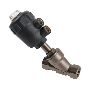 Venta de Liquidación COVNA B2B, Válvula de Asiento Angular Neumática de Rosca de Acero Inoxidable Serie HKl7 - Product Image 2