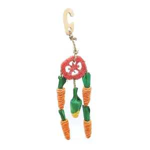 Juguete Masticable para Hámsteres, Cobayas y Gerbillas, Paja de Luffa para Masticar y Limpiar los Dientes, Juguete para Masticar para Conejos - Product Image 1