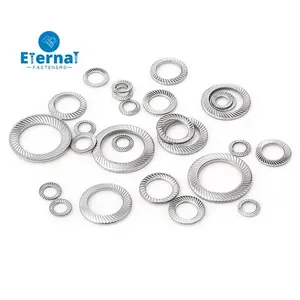 Rondelles à ressort plates et courbées personnalisées avec verrouillage dentaire, en fibre EPDM ondulée - Product Image 5
