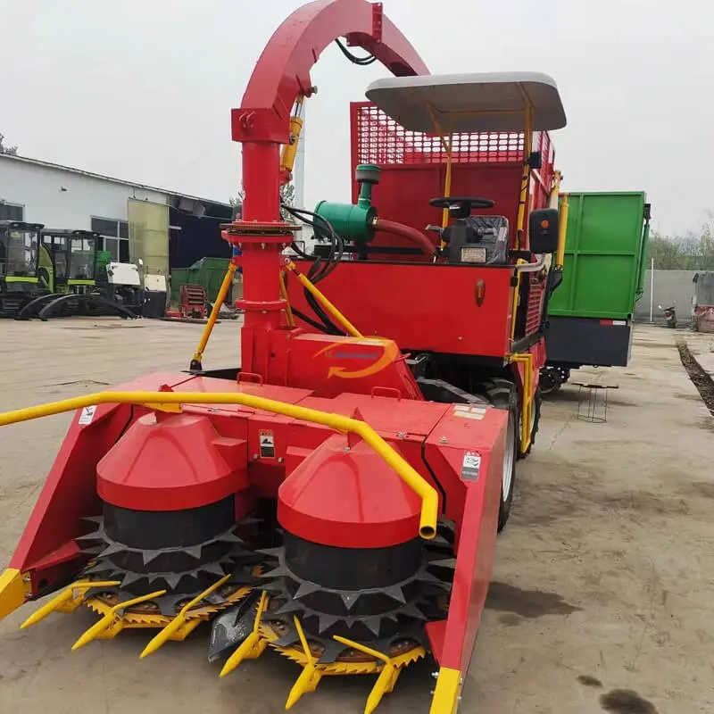 Moissonneuse-batteuse à chenilles pour ensilage de maïs récolteuse d'ensilage ensileuse