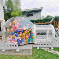 Ballons de fête pour enfants, maison amusante, géant, Transparent, gonflable, cristal, Igloo, dôme, bulle, tente, Transparent, gonflable, maison