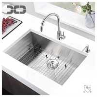 1517 cUPC Cuisine Moderne Ferme Évier En Acier Inoxydable Presse Évier Profond À La Main