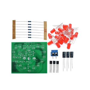 Hình trái tim LED ánh sáng đèn flash bảng mạch điện tử DIY Kit phù hợp với giáo dục với chu kỳ đèn nhấp nháy - Product Image 1