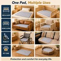 AOSEN Alèse absorbante lavable, imperméable et réutilisable pour personnes âgées, patients et soins à domicile