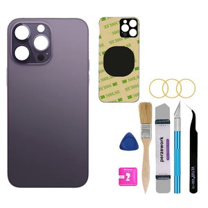 Vitres arrière à grande ouverture pour <span class=keywords><strong>iPhone</strong></span> 17, 17 <span class=keywords><strong>Plus</strong></span>, 17 Pro, 17 Pro Max, 16 avec couvercle en verre pour logo arrière – Boîtiers de téléphone portable - Product Image 3