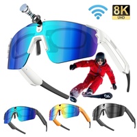 Lunettes de sport anti-tremblement pour la photographie en extérieur, cyclisme, randonnée, ski – Stables, durables, avec IA, traduction, Wi-Fi et caméra 8MP