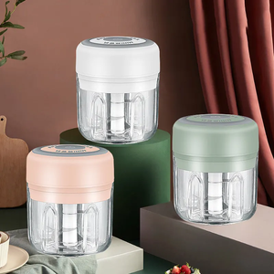 Outils de cuisine intelligents accessoires coupe-légumes sans fil <span class=keywords><strong>hachoir</strong></span> à viande <span class=keywords><strong>Mini</strong></span> broyeur à ail électrique broyeur à gingembre et Chili - Product Image 6