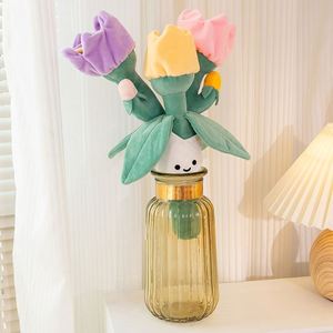 Party Favors Plush Toy Bouquet Simulation Bouquet Birthday Gift Doll Valentine's Day Wedding Flower Bouquet Stuffed Animal Toys - Product Image 2