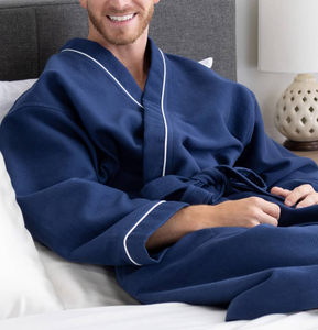 ชุดคลุมกิโมโนแขนยาวสไตล์<span class=keywords><strong>ญี่ปุ่น</strong></span>สำหรับ<span class=keywords><strong>ผู้ชาย</strong></span>, ชุดคลุมสปาชุดคลุมใส่นอนยูกาตะแฟชั่นใหม่ออกแบบได้ตามต้องการ - Product Image 3