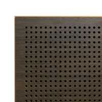 Placage de vernis perforé Studio Panneau acoustique MDF en bois