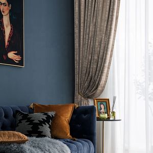 <span class=keywords><strong>Tende</strong></span> Oscuranti in Velluto di Lusso Stile Europeo per Soggiorno e <span class=keywords><strong>Camera</strong></span> <span class=keywords><strong>da</strong></span> <span class=keywords><strong>Letto</strong></span> - Product Image 3