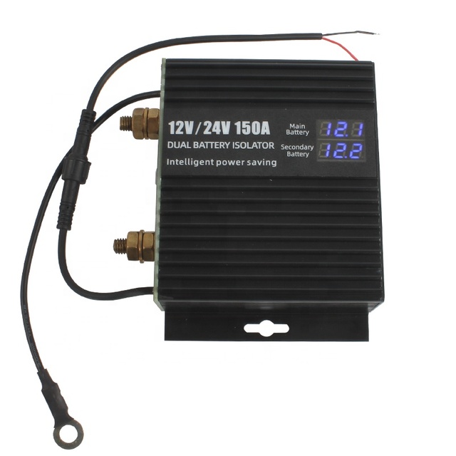TYTXRV 12V/24V RV Car Intelligent Modification with Voltage Display Battery Separator Dual Battery Isolator