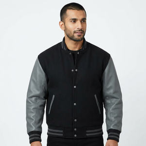 Veste universitaire pour hommes, vêtement d'extérieur polyvalent adapté aux tenues modernes et décontractées. Veste pour hommes. - Product Image 1