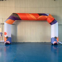 Arche gonflable décorative tendance en tissu Oxford pour événements extérieurs, publicité, décoration sportive et affichage commercial