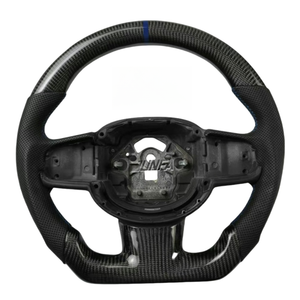 Volvo <span class=keywords><strong>XC</strong></span> 40 S90 S60 V60 <span class=keywords><strong>V90</strong></span> S40 V40 XC60 XC40 XC90 Modification du volant en fibre de carbone Matériau en cuir Ajustement parfait - Product Image 6