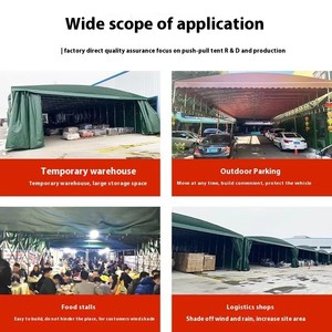 Đẩy kéo gấp nhà để xe không thấm nước xe thể thao và giải trí di chuyển lều triển lãm - Product Image 5