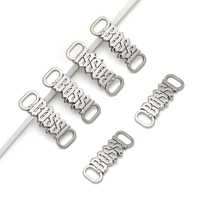 Vente en gros usine : Boucles métalliques en laiton personnalisées, décorations pour chaussures, fermoirs logo pour baskets, breloques pour lacets avec étiquette métallique