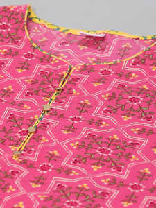 Élégant motif floral rayonne Kurta & pantalon ensemble pour femmes vêtements ethniques pour femmes pour les sorties décontractées et les festivals Occasions spéciales - Product Image 4