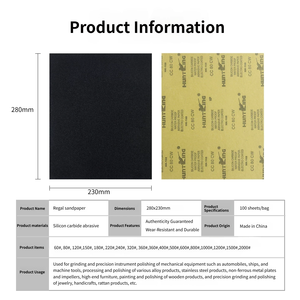 Hojas de papel de <span class=keywords><strong>lija</strong></span> de carburo de silicio HK401 <span class=keywords><strong>para</strong></span> uso en húmedo y seco, P2000 P2500, <span class=keywords><strong>para</strong></span> paneles de yeso, pintura de látex, tratamiento de alisado y renovación fina - Product Image 6