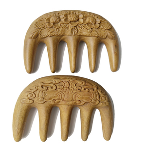 Kerajinan Tangan Kustom Liontin Ukiran Pohon Natal, Tahun Baru Dekorasi Rusa Natal Pijat Gigi Lebar, Liontin Sisir Kebugaran - Product Image 6