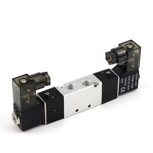 DDE Dade Pneumatics 4V120-06 Électrovanne à double bobine 2 positions 5 voies DC12V DC24V AC36V AC110V AC220V - Product Image 2