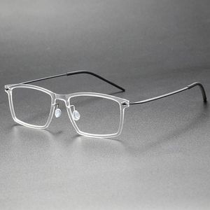 Sh6544 thiết kế Đức vít miễn phí Nylon hộp kinh doanh có thể được trang bị với chống kính màu xanh của nam giới Gọng kính - Product Image 6