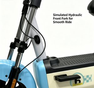 Vélo <span class=keywords><strong>électrique</strong></span> moderne et élégant à batterie plomb-acide, haute performance, <span class=keywords><strong>avec</strong></span> cadre à passage facile, idéal pour les courses quotidiennes et la livraison - Product Image 3