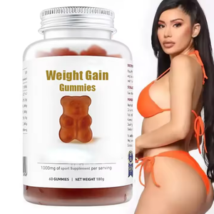 Complément alimentaire en forme de bonbons gélifiés pour la prise de poids naturelle, marque privée, pour femmes adultes - Certifié Halal/Kosher - Product Image 1