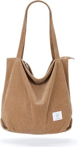 Bolso Tote Vintage de Lona de Color Sólido Starwell Impex, Resistente al Agua, con Cierre de Cremallera, Estilo Minimalista, Amarillo Verde Menta, para Viaje - Product Image 3