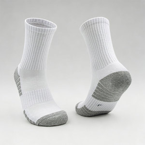 <span class=keywords><strong>Chaussettes</strong></span> de sport professionnelles pour hommes, en coton respirant, avec coussin épais, conçues par le fabricant - Product Image 1