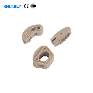 Geasure Lumber Interbody Fusion <span class=keywords><strong>Cage</strong></span> TLIF Banana <span class=keywords><strong>Cage</strong></span> YZRH-VI 6 Titaniumlegering - Product Image 1