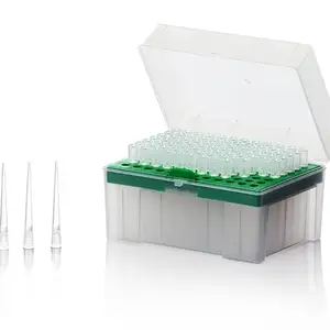 100-1000ul différents types d'embouts de pipette 10ul 200ul 1000ul embouts de pipette stériles