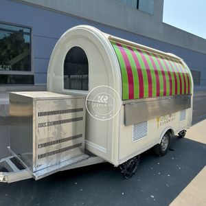 2025 High Quality China Food Trailer Coffee Truck Trailer <b>Mobile</b> Round Food Trailer - Product Image 5
