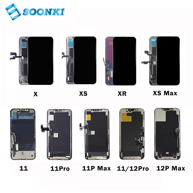 All Mobile Phone Spare Parts for iphone 11 11pro 11 Pro Max Lcd Handphone,mobile Display Combo for iphone 11 Pro Max Display Lcd