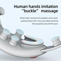 Kabelloser Luftdruck-Vibrations-Augenmassager mit Wärmefunktion und Musik