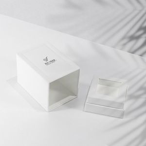 Boîte cadeau parfum sur mesure Zongzheng Packaging, couvercle supérieur et inférieur, noir et blanc, pour cosmétiques, soins de la peau et essences. - Product Image 2