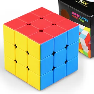 Fabrikant Goed Gemaakt Magic Cubes Bouwstenen Ontwerp 3X3 High Speed Cube Magic Cube