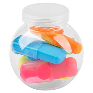 Stylo surligneur Kawaii pour enfants, 5 couleurs, pot d'écriture en plastique, mini marqueur surligneur mignon, ensemble de stylos surligneurs, fournitures scolaires et de papeterie - Product Image 4