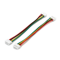 Cable de 4 pines JST hembra a hembra, 24AWG 300V VW-1 AWM, rojo, negro, amarillo, verde, para motor paso a paso, sensor I2C, Arduino