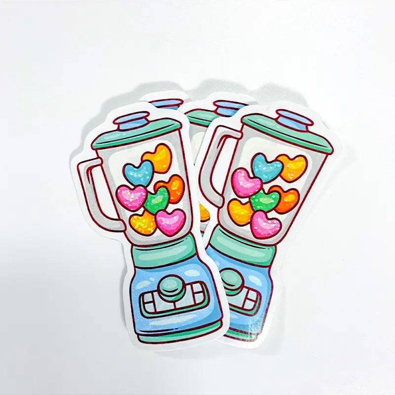 Società In Vinile personalizzato Die Cut Stickers Stampa Adesivo Impermeabile PVC Logo Design Autoadesivo Del Fumetto