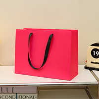 Sacs de shopping en papier recyclé personnalisés avec estampage à chaud or, design pliable, différentes tailles, pour la vente au détail et les cadeaux