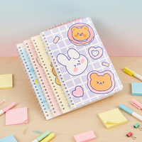 Carnets spirales personnalisés A4, A5, A6 en gros, reliure métallique, couverture en papier kraft, écologiques, avec logo personnalisé, directement de l'usine
